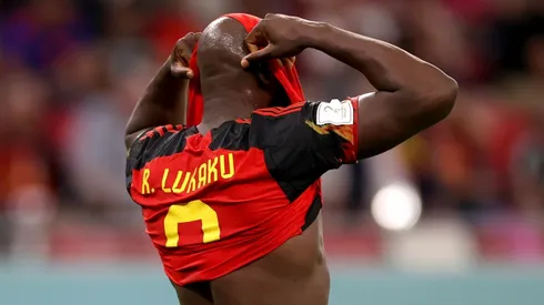Romelu Lukaku sufre la eliminación de Bélgica en el mundial