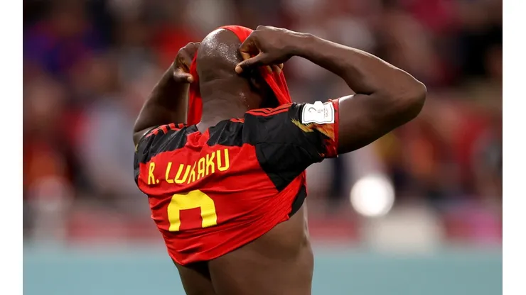 Romelu Lukaku sufre la eliminación de Bélgica en el mundial