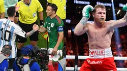 El volante mexicano le cayó con todo a Canelo