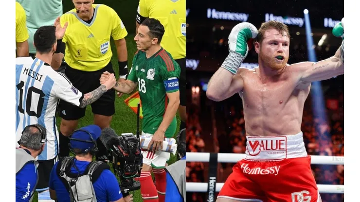 El volante mexicano le cayó con todo a Canelo