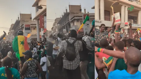 Locura en Dakar luego de la clasificación de Senegal