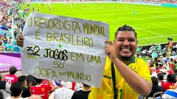 ¡Récord mundial! Hincha brasileño va a los primeros 32 partidos del mundial de Qatar 2022