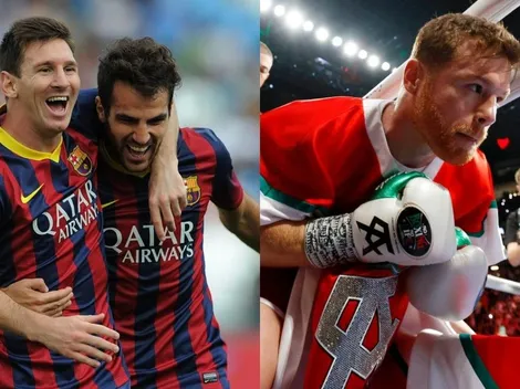 Fabregas también le presta ropa a Messi tras amenazas de Canelo Álvarez