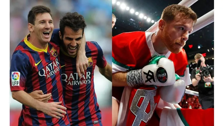 El ex compañero de Messi en Barcelona también se fue con todo en contra del boxeador mexicano