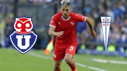 ¡Segundo round! La U y la UC se pelean a Leandro Fernández quien decide venirse a Chile a toda costa