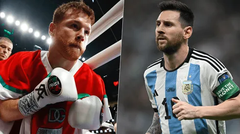 Canelo Álvarez no quiere nada con Messi y le ofreció combos.