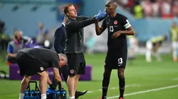 Hutchinson dio una de las imágenes más curiosas del mundial