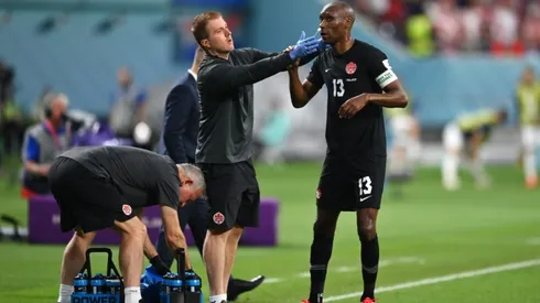 Hutchinson dio una de las imágenes más curiosas del mundial