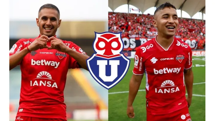 Federico Mateos y Nicolás Guerra muy cerca de Universidad de Chile
