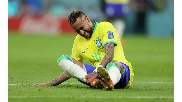 Neymar nuevamente sufre una lesión en un mundial