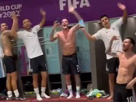 "Quiero ser campeón mundial": El cántico de los argentinos en el camarín