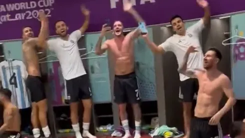 Los jugadores argentinos están de fiesta