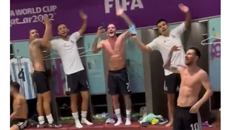 Los jugadores argentinos están de fiesta