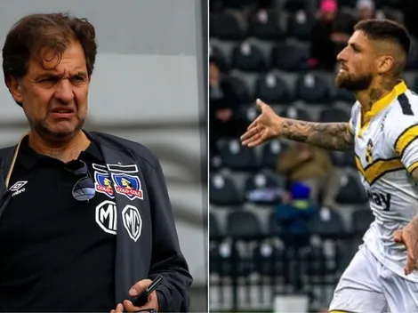 Mosa le hace la cruz a la llegada de Jeraldino a Colo Colo