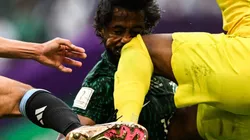 La fuerte imagen del choque