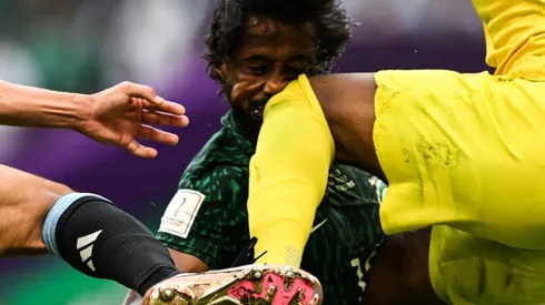 La fuerte imagen del choque