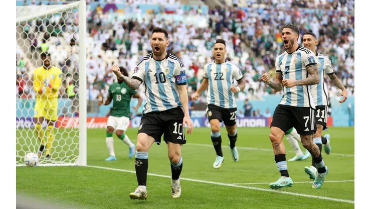 Lio Messi y toda la escaloneta de Argentina en llamas para ganar a México