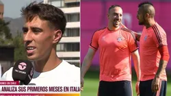 Diego Valencia habló sobre su presente en Italia y echa al agua a un ex compañero