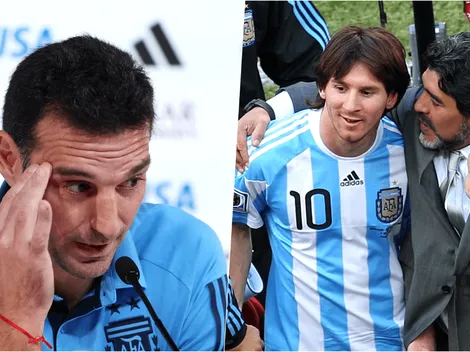 Lionel Scaloni jura por Diego Maradona una victoria de Argentina ante México