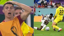 La rección de Cristiano Ronaldo ante el grosero error de su arquero