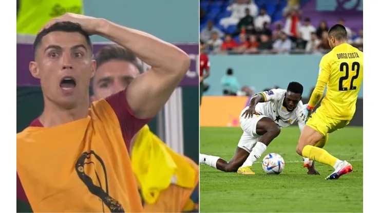 La rección de Cristiano Ronaldo ante el grosero error de su arquero