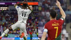 Osman Bukari y su particular forma de festejar contra Portugal