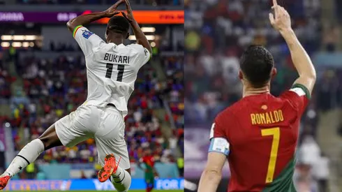 Osman Bukari y su particular forma de festejar contra Portugal