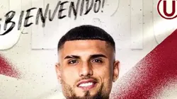 Rodrigo Ureña fue presentado en Universitario de Perú.