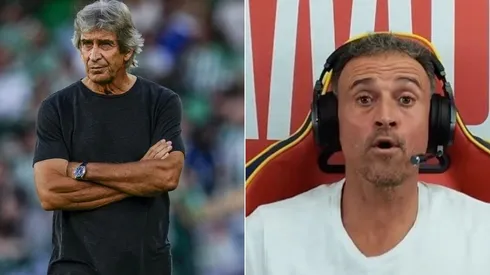 Manuel Pellegrini tuvo palabras para la nueva faceta de Luis Enrique