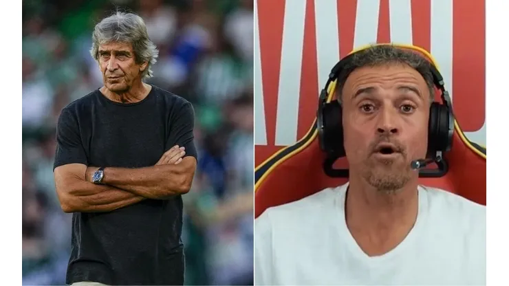 Manuel Pellegrini tuvo palabras para la nueva faceta de Luis Enrique