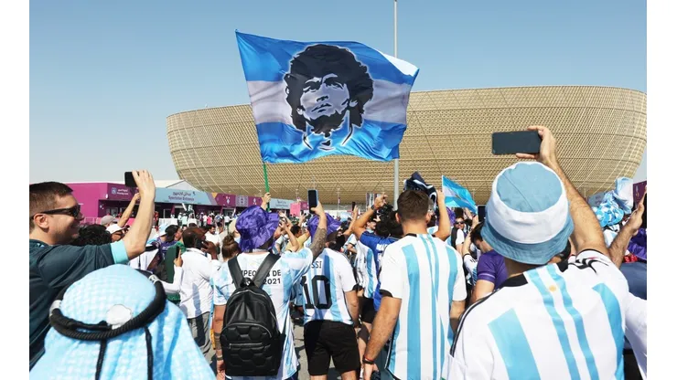 La hincha de Argentina que festeja en grande con su error ante Arabia Saudita.