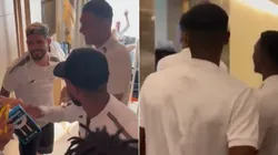 Ever Banega sufrió la burla de sus compañeros