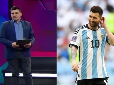 Toby Vega no tuvo piedad con Messi tras dura caída de Argentina