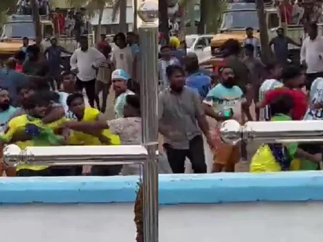 Hinchas indios de Argentina y Brasil arman pelea en pleno cementerio