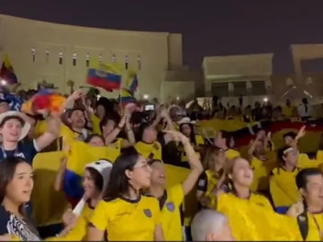 Ecuatorianos en Qatar recuerdan a Chile con cánticos homofóbicos
