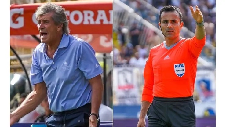 Manuel Pellegrini estalló en contra de Piero Maza