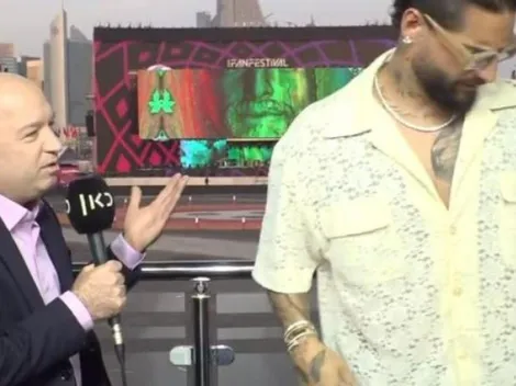 Video: Maluma se retira de una entrevista por pregunta sobre los DD. HH. en Qatar