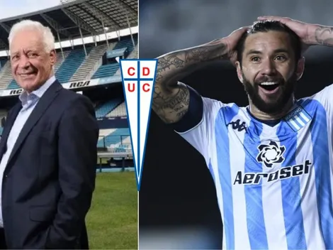 Presidente de Racing deja saltones a los hinchas de la UC por Mena