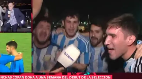 Los hinchas argentinos encienden la previa al Mundial