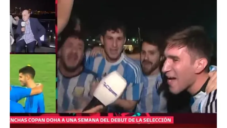 Los hinchas argentinos encienden la previa al Mundial