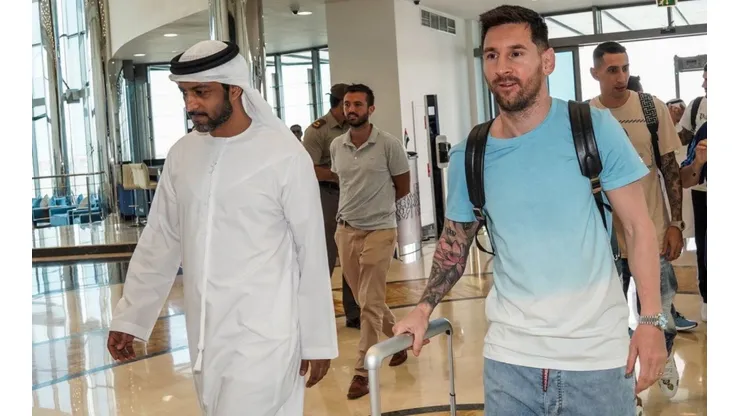 Lionel Messi ya está en Abu Dabi y se suma a los trabajos de la Selección Argentina para Qatar 2022