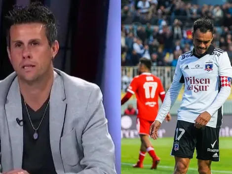 Diego Rivarola dispara en contra de la defensa de Colo Colo