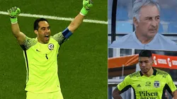 Óscar Wirth quedó feliz con el llamado de Berizzo a Claudio Bravo a la Selección Chilena, mientras que barre con Brayan Cortés.
