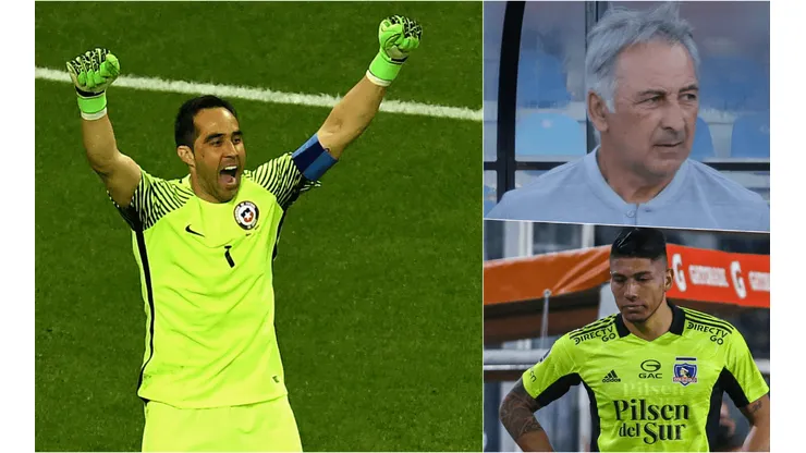 Óscar Wirth quedó feliz con el llamado de Berizzo a Claudio Bravo a la Selección Chilena, mientras que barre con Brayan Cortés.
