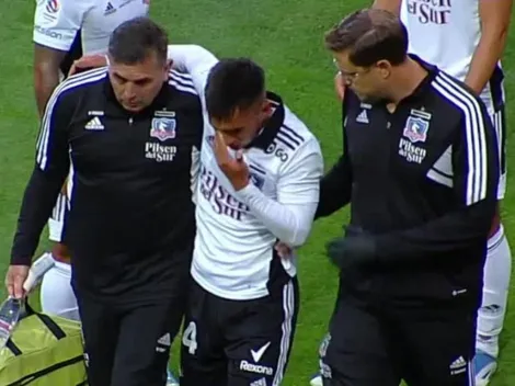 Malas noticias para Colo Colo: Lesión de Pizarro ante River Plate enciende las alarmas