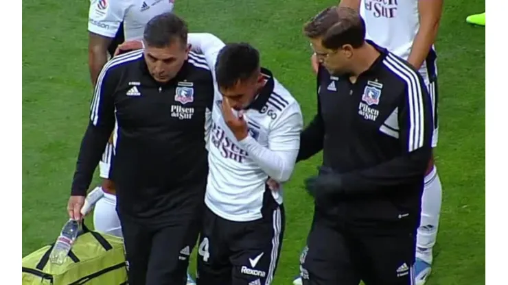 Malas noticias para Colo Colo: Lesión de Pizarro ante River Plate enciende las alarmas