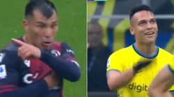 Gary Medel y Lautaro Martínez casi se van a las manos