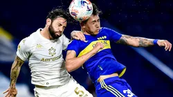 Racing y Boca disputan el Trofeo de Campeones.