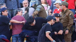 Bascuñán consignó los desmanes que demoraron el inicio del partido.