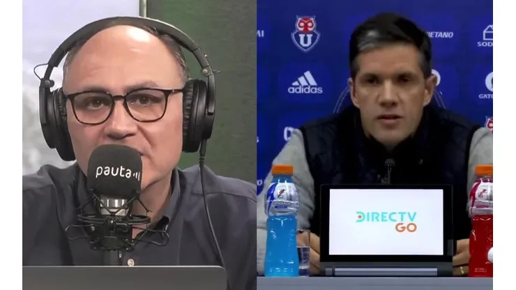 El periodista se fue en picada contra el del dirigente azul